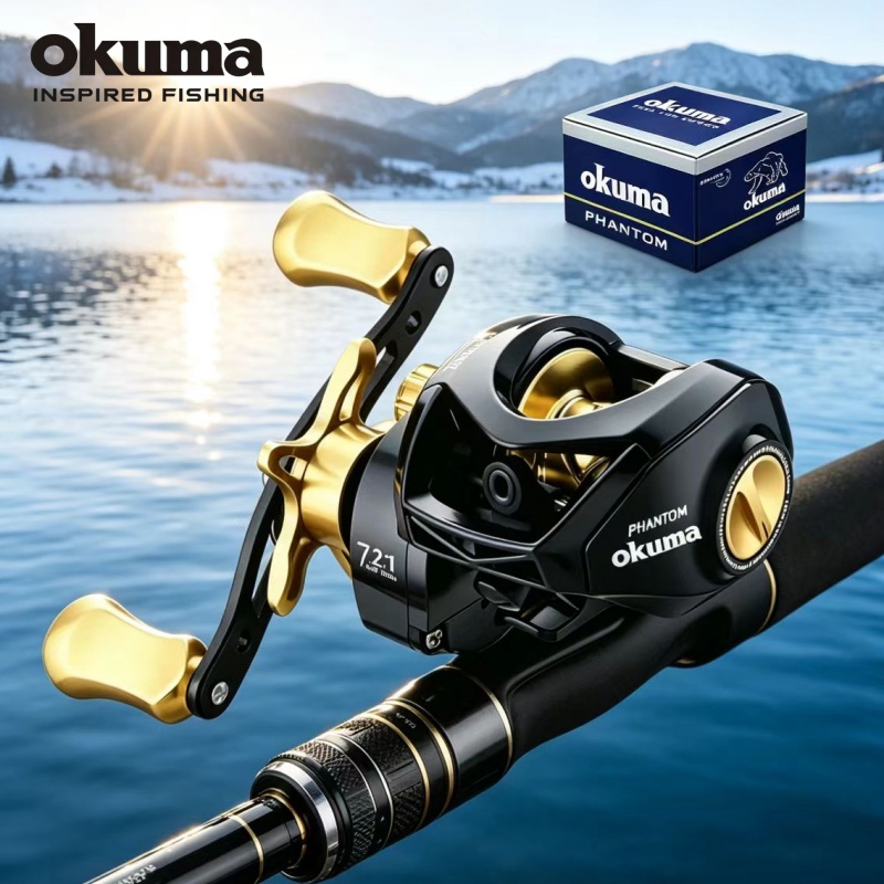 Surf Reel - Kołowrotek baitcastowy OKUMA, maksymalny opór 18