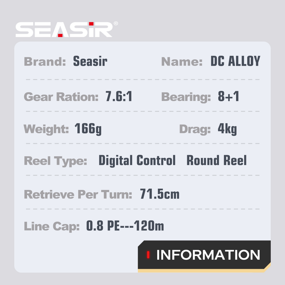 SEASIR DC – w pełni metalowa,  – Surf Reel recenzja i cena